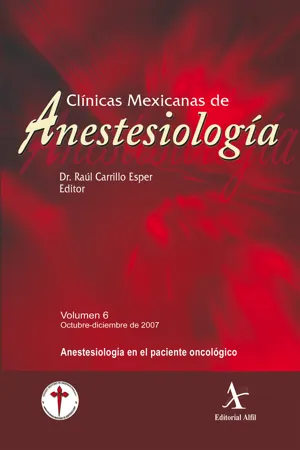 Anestesiología en el paciente oncológico CMA Vol. 06