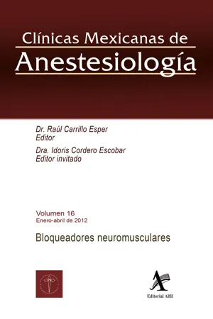 Bloqueadores neuromusculares CMA Vol. 16