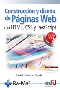 Construcción y diseño de páginas web con html, css y javascript_cover