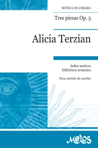 Alicia Terzian Tres piezas Op. 5_cover