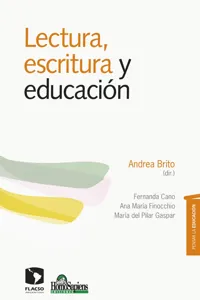 Lectura, escritura y educación_cover
