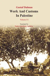 Works and Customs in Palestine Volume I/1_cover