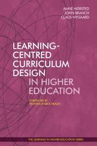 Learning-Centred Curriculum Design in Higher Education_cover