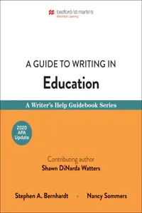 A Guide to Writing in Education_cover