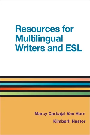 Resources for Multilingual Writers and ESL