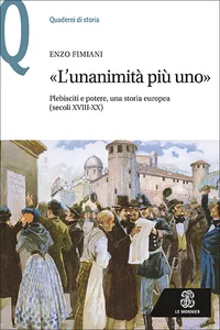 «L'unanimità più uno»_cover