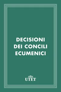 Decisioni dei Concili Ecumenici_cover