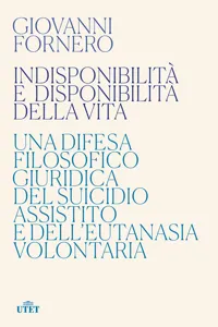 Indisponibilità e disponibilità della vita_cover