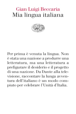 PDF] Mia lingua italiana by Gian Luigi Beccaria eBook