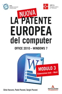 La nuova patente europea del computer. Office 2010 - Windows 7_cover