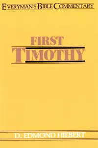 First Timothy- Everyman's Bible Commentary_cover