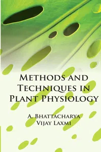 Methods And Techniques In Plant Physiology_cover
