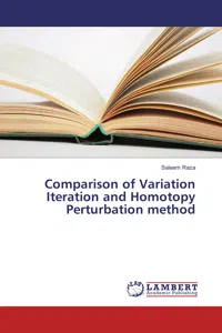 Comparison of Variation Iteration and Homotopy Perturbation method_cover