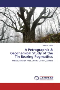 A Petrographic & Geochemical Study of the Tin Bearing Pegmatites_cover