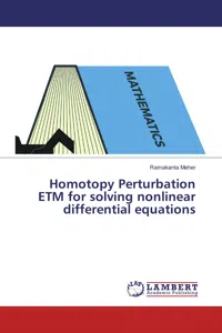 Homotopy Perturbation ETM for solving nonlinear differential equations_cover