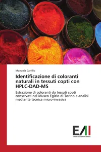 Identificazione di coloranti naturali in tessuti copti con HPLC-DAD-MS_cover