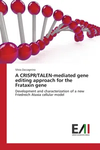 A CRISPR/TALEN-mediated gene editing approach for the Frataxin gene_cover