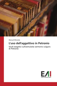 L'uso dell'aggettivo in Petronio_cover