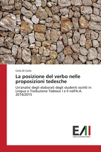 La posizione del verbo nelle proposizioni tedesche_cover