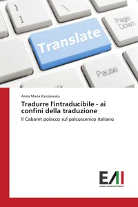 Tradurre l'intraducibile - ai confini della traduzione_cover