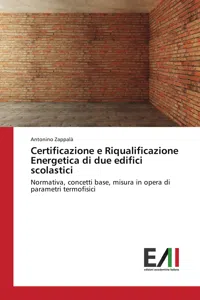 Certificazione e Riqualificazione Energetica di due edifici scolastici_cover