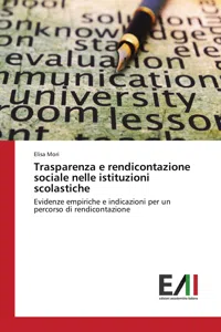 Trasparenza e rendicontazione sociale nelle istituzioni scolastiche_cover