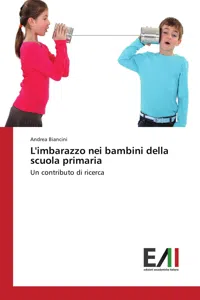 L'imbarazzo nei bambini della scuola primaria_cover