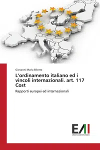 L'ordinamento italiano ed i vincoli internazionali. art. 117 Cost_cover