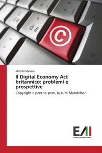 Il Digital Economy Act britannico: problemi e prospettive_cover