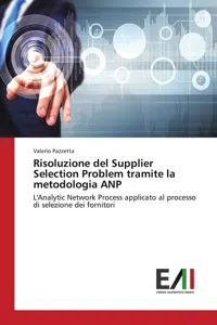 Risoluzione del Supplier Selection Problem tramite la metodologia ANP_cover