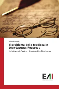 Il problema della teodicea in Jean-Jacques Rousseau_cover