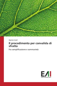 Il procedimento per convalida di sfratto_cover