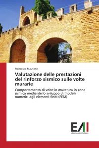 Valutazione delle prestazioni del rinforzo sismico sulle volte murarie_cover