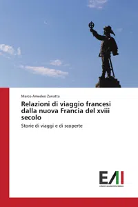 Relazioni di viaggio francesi dalla nuova Francia del xviii secolo_cover