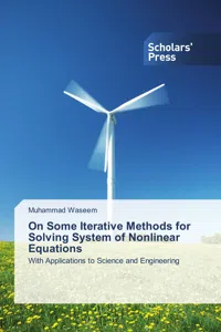 On Some Iterative Methods for Solving System of Nonlinear Equations_cover