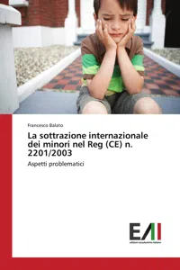 La sottrazione internazionale dei minori nel Reg n. 2201/2003_cover