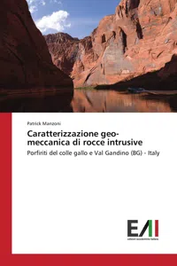 Caratterizzazione geo-meccanica di rocce intrusive_cover