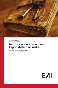 Le funzioni dei comuni nel Regno delle Due Sicilie_cover