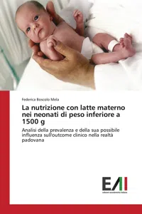 La nutrizione con latte materno nei neonati di peso inferiore a 1500 g_cover