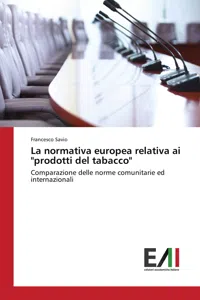 La normativa europea relativa ai "prodotti del tabacco"_cover