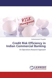 Credit Risk Efficiency in Indian Commercial Banking_cover