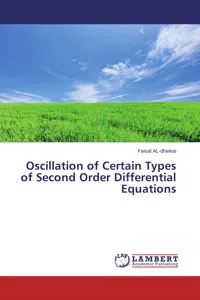 Oscillation of Certain Types of Second Order Differential Equations_cover