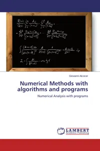 Numerical Methods with algorithms and programs_cover