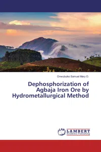 Dephosphorization of Agbaja Iron Ore by Hydrometallurgical Method_cover