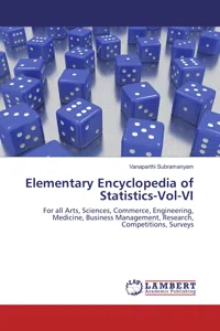 Elementary Encyclopedia of Statistics-Vol-VI_cover