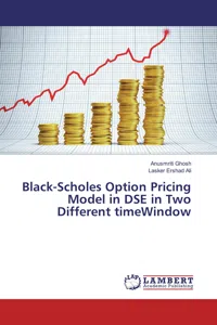 Black-Scholes Option Pricing Model in DSE in Two Different timeWindow_cover