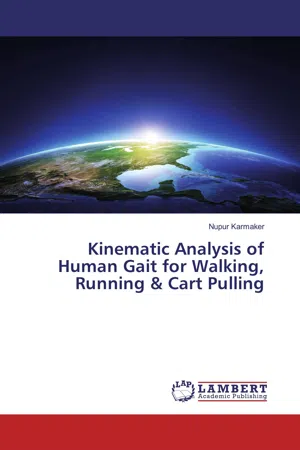 Kinematic Analysis of Human Gait for Walking, Running & Cart Pulling