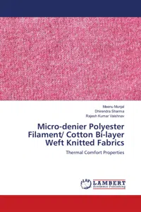 Micro-denier Polyester Filament/ Cotton Bi-layer Weft Knitted Fabrics_cover