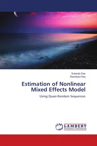Estimation of Nonlinear Mixed Effects Model_cover