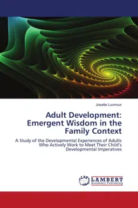 Adult Development: Emergent Wisdom in the Family Context_cover